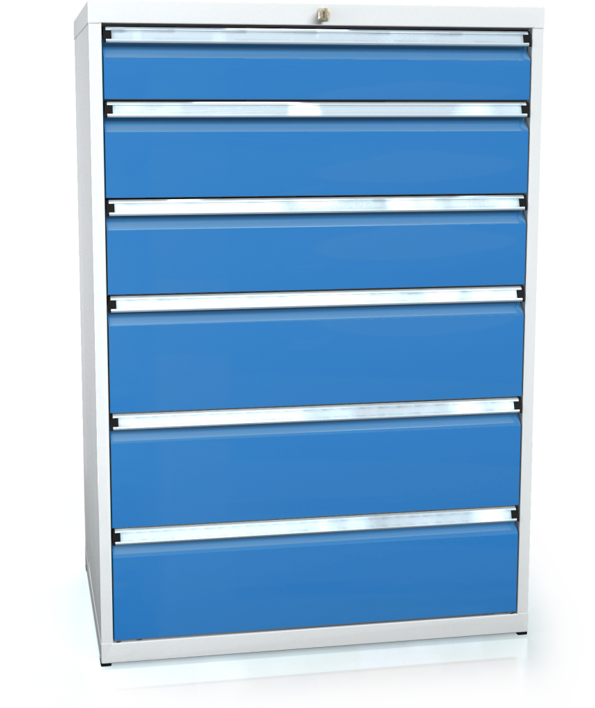 Drawer cabinet 1240 x 860 x 600 - 5x drawers